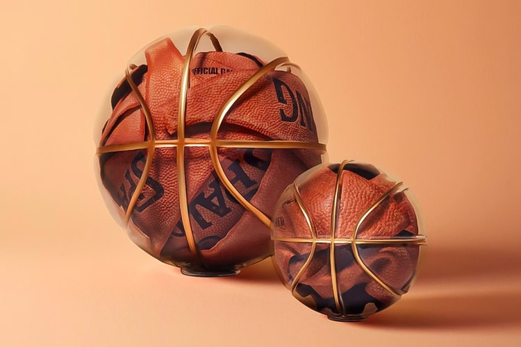 Literally Balling's Latest Crystal Sculpture Holds Fragments of Vintage Basketballs