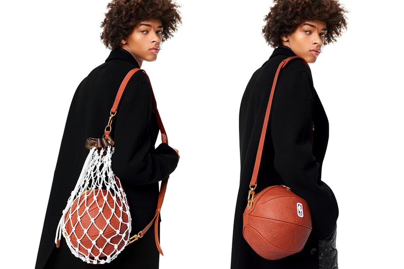Louis Vuitton NBA BALL IN BASKET leather bag accessories virgil abloh LV fashion basketball sports leather 