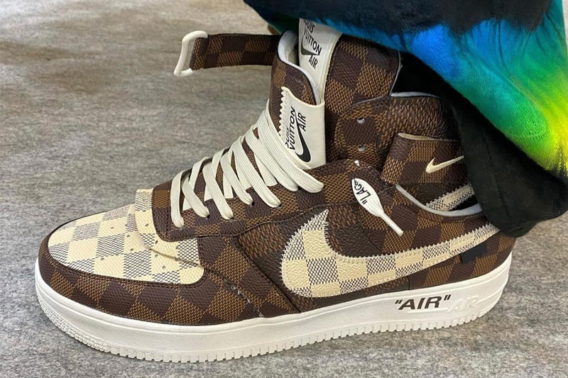 louis vuitton nike sportswear air force 1 low high mid ss22 spring summer 2022 virgil abloh official release date info photos price store list buying guide