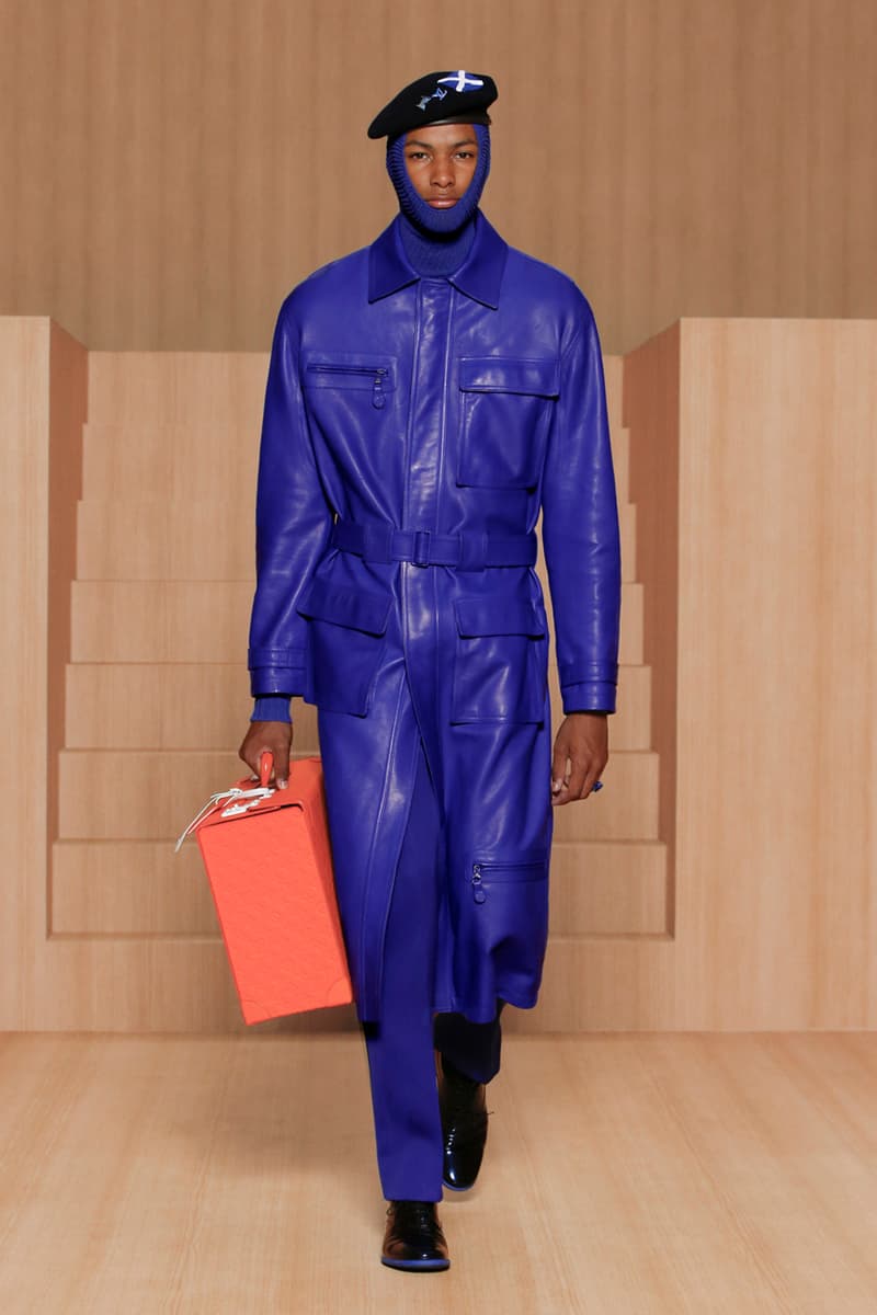 Nike Collaboration Air Force 1 Louis Vuitton Spring/Summer 2022 Amen Break Virgil Abloh Men's Show Collection Lookbook Video Scenes LV Monogram Bags Accessories Tracksuits Tailoring Shoes Boots BTS Goldie GZA Benji B Paris