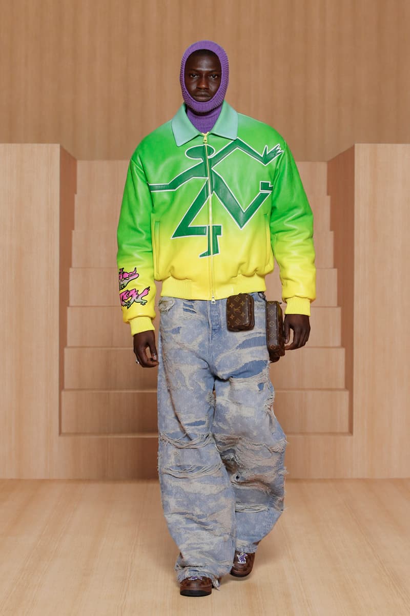 Nike Collaboration Air Force 1 Louis Vuitton Spring/Summer 2022 Amen Break Virgil Abloh Men's Show Collection Lookbook Video Scenes LV Monogram Bags Accessories Tracksuits Tailoring Shoes Boots BTS Goldie GZA Benji B Paris