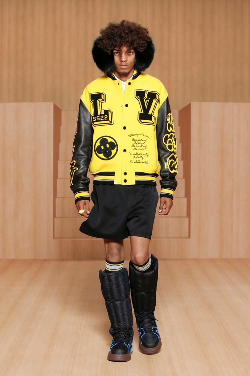 Nike Collaboration Air Force 1 Louis Vuitton Spring/Summer 2022 Amen Break Virgil Abloh Men's Show Collection Lookbook Video Scenes LV Monogram Bags Accessories Tracksuits Tailoring Shoes Boots BTS Goldie GZA Benji B Paris