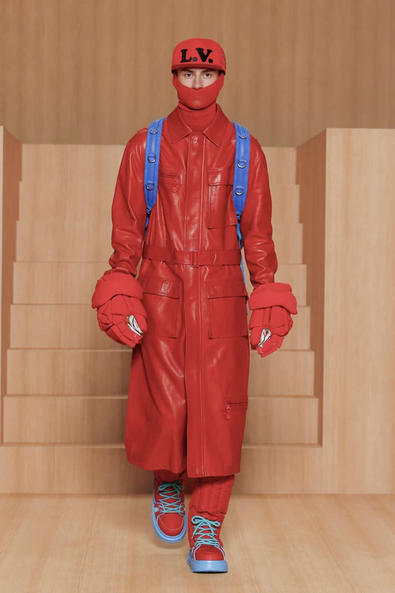 Nike Collaboration Air Force 1 Louis Vuitton Spring/Summer 2022 Amen Break Virgil Abloh Men's Show Collection Lookbook Video Scenes LV Monogram Bags Accessories Tracksuits Tailoring Shoes Boots BTS Goldie GZA Benji B Paris