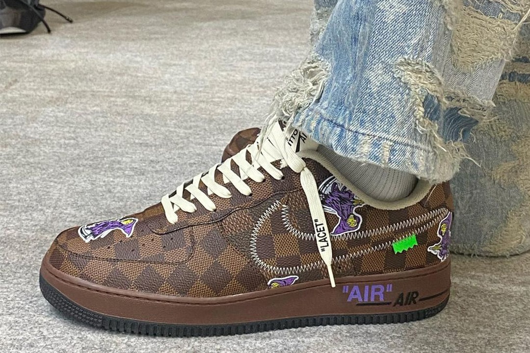 Nike Collaboration Air Force 1 Louis Vuitton Spring/Summer 2022 Amen Break Virgil Abloh Men's Show Collection Lookbook Video Scenes LV Monogram Bags Accessories Tracksuits Tailoring Shoes Boots BTS Goldie GZA Benji B Paris