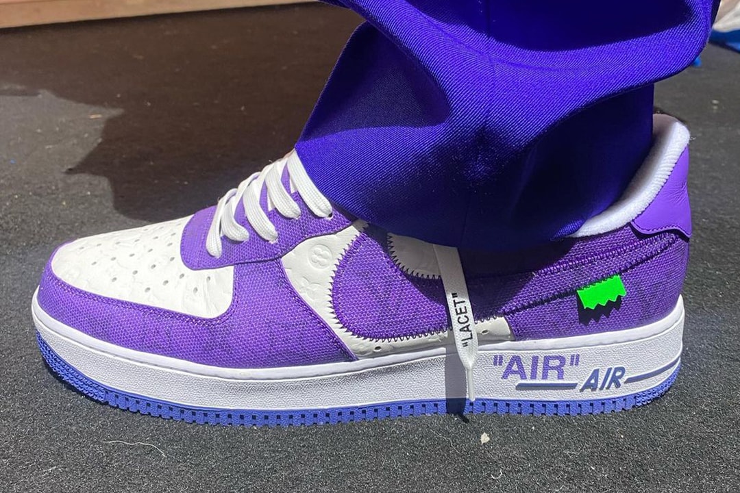 Nike Collaboration Air Force 1 Louis Vuitton Spring/Summer 2022 Amen Break Virgil Abloh Men's Show Collection Lookbook Video Scenes LV Monogram Bags Accessories Tracksuits Tailoring Shoes Boots BTS Goldie GZA Benji B Paris