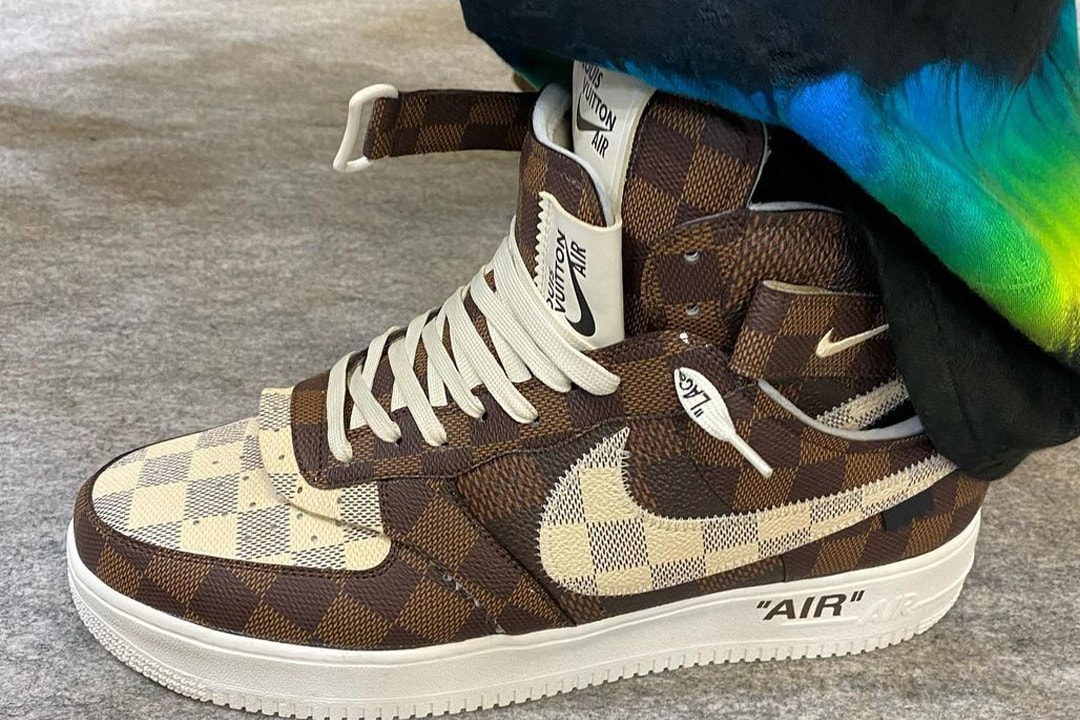 Nike Collaboration Air Force 1 Louis Vuitton Spring/Summer 2022 Amen Break Virgil Abloh Men's Show Collection Lookbook Video Scenes LV Monogram Bags Accessories Tracksuits Tailoring Shoes Boots BTS Goldie GZA Benji B Paris