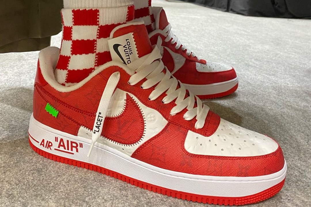 Nike Collaboration Air Force 1 Louis Vuitton Spring/Summer 2022 Amen Break Virgil Abloh Men's Show Collection Lookbook Video Scenes LV Monogram Bags Accessories Tracksuits Tailoring Shoes Boots BTS Goldie GZA Benji B Paris