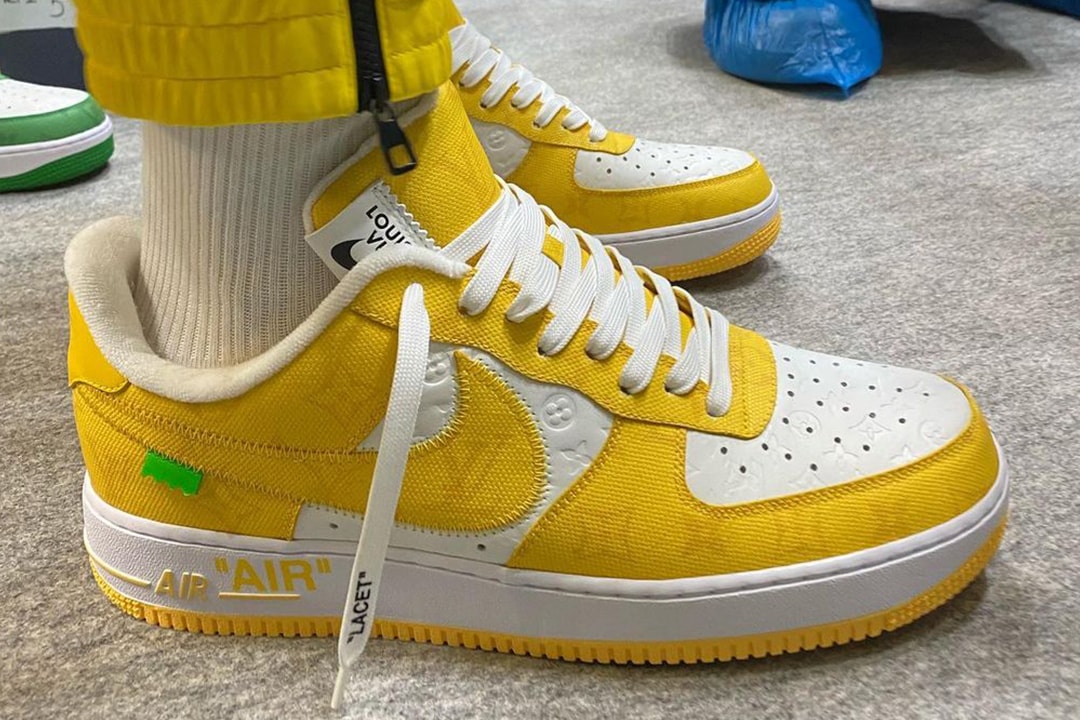 Nike Collaboration Air Force 1 Louis Vuitton Spring/Summer 2022 Amen Break Virgil Abloh Men's Show Collection Lookbook Video Scenes LV Monogram Bags Accessories Tracksuits Tailoring Shoes Boots BTS Goldie GZA Benji B Paris