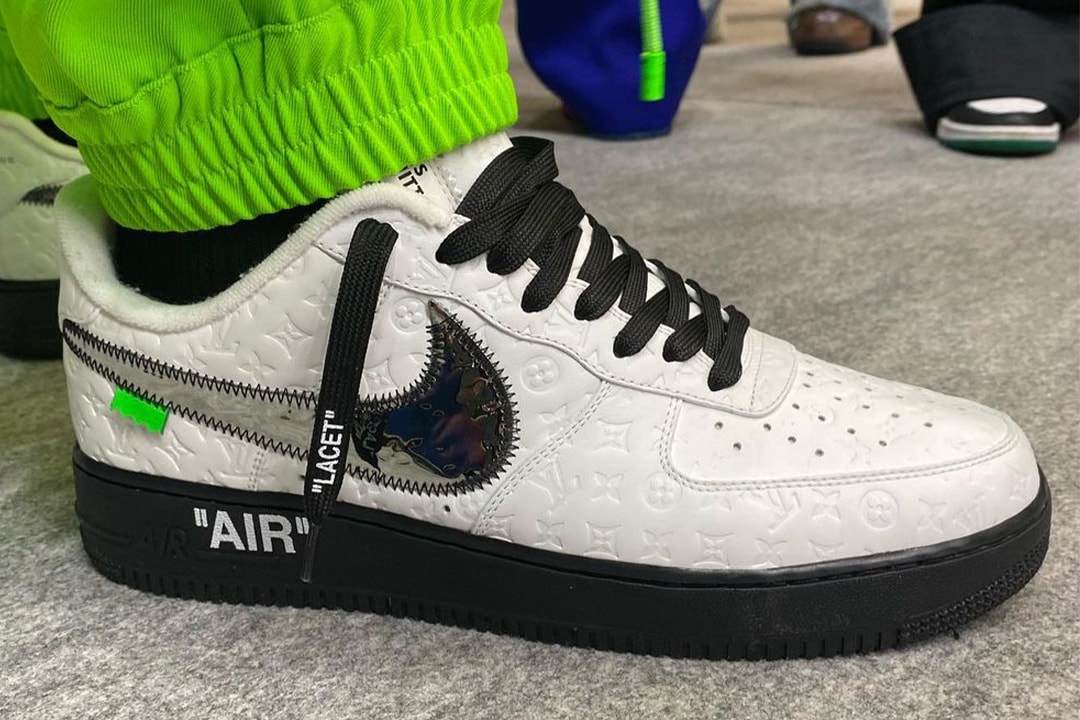 Nike Collaboration Air Force 1 Louis Vuitton Spring/Summer 2022 Amen Break Virgil Abloh Men's Show Collection Lookbook Video Scenes LV Monogram Bags Accessories Tracksuits Tailoring Shoes Boots BTS Goldie GZA Benji B Paris