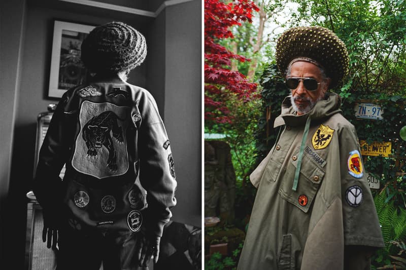 MAHAPATCHCO. "Entertainers Tour" MA-1 Jacket Kimono Collar Utility Smock Poncho Military Nurses War Vietnam Jackets Coats Outerwear SS21 Lookbooks Hyperdub, Myoshka, Kay One, Teach, Todd James, OJAS, Gasr, Andy Warhol Don Letts, Flohio, Obongjayar, Richard Russell, Alex Turnbull XL Recordings