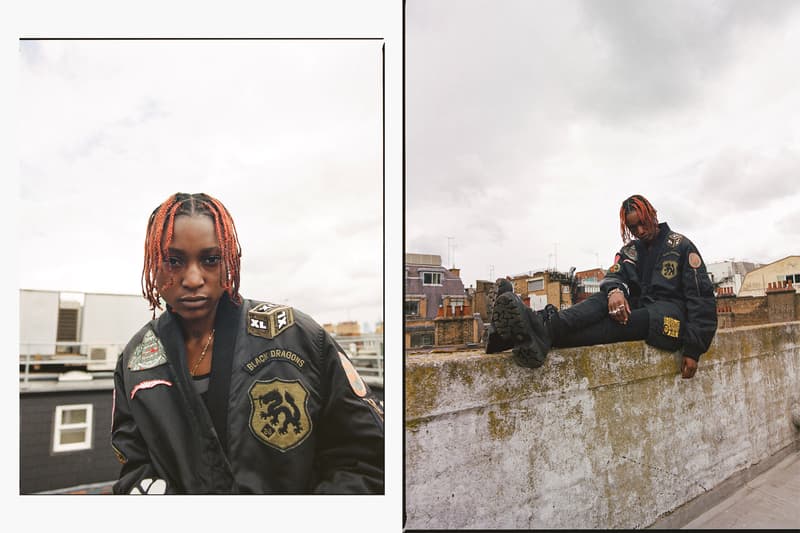 MAHAPATCHCO. "Entertainers Tour" MA-1 Jacket Kimono Collar Utility Smock Poncho Military Nurses War Vietnam Jackets Coats Outerwear SS21 Lookbooks Hyperdub, Myoshka, Kay One, Teach, Todd James, OJAS, Gasr, Andy Warhol Don Letts, Flohio, Obongjayar, Richard Russell, Alex Turnbull XL Recordings