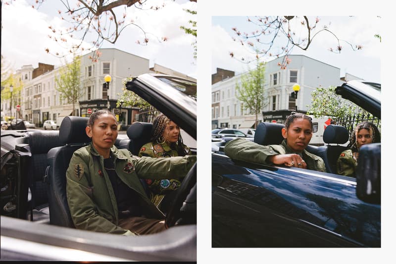 MAHAPATCHCO. "Entertainers Tour" MA-1 Jacket Kimono Collar Utility Smock Poncho Military Nurses War Vietnam Jackets Coats Outerwear SS21 Lookbooks Hyperdub, Myoshka, Kay One, Teach, Todd James, OJAS, Gasr, Andy Warhol Don Letts, Flohio, Obongjayar, Richard Russell, Alex Turnbull XL Recordings