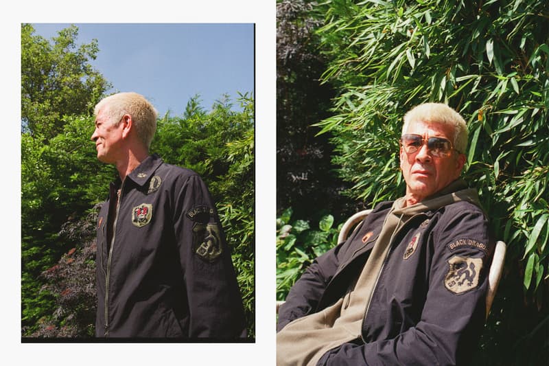 MAHAPATCHCO. "Entertainers Tour" MA-1 Jacket Kimono Collar Utility Smock Poncho Military Nurses War Vietnam Jackets Coats Outerwear SS21 Lookbooks Hyperdub, Myoshka, Kay One, Teach, Todd James, OJAS, Gasr, Andy Warhol Don Letts, Flohio, Obongjayar, Richard Russell, Alex Turnbull XL Recordings