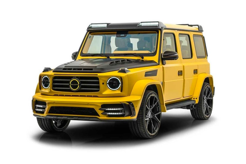Mansory Gronos Mercedes-AMG G63 Matte Yellow bumblebee tuning premium SUV sports supercars carbon fiber 
