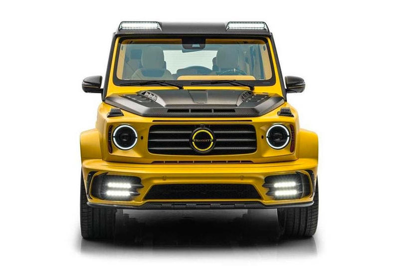 Mansory Gronos Mercedes-AMG G63 Matte Yellow bumblebee tuning premium SUV sports supercars carbon fiber 