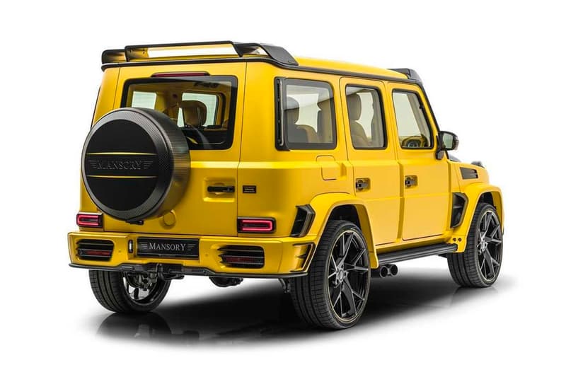 Mansory Gronos Mercedes-AMG G63 Matte Yellow bumblebee tuning premium SUV sports supercars carbon fiber 