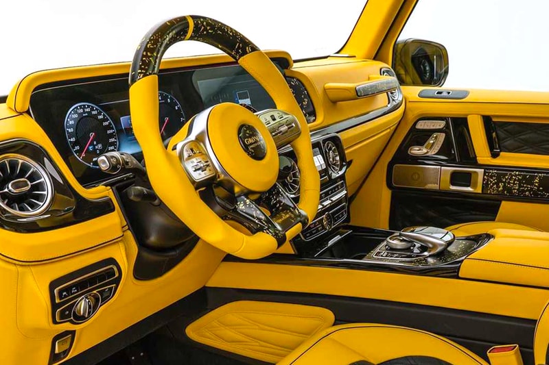 Mansory Gronos Mercedes-AMG G63 Matte Yellow bumblebee tuning premium SUV sports supercars carbon fiber 
