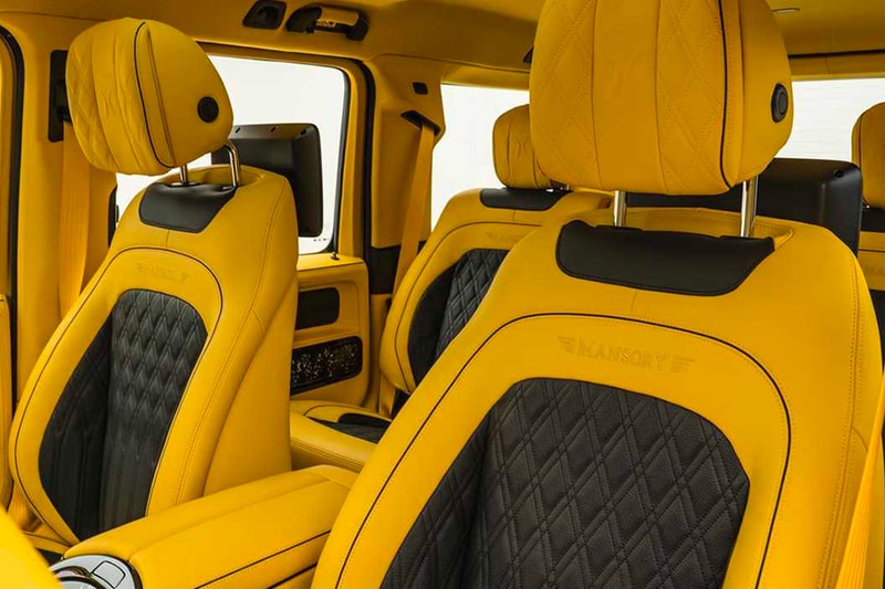 Mansory Gronos Mercedes-AMG G63 Matte Yellow bumblebee tuning premium SUV sports supercars carbon fiber 