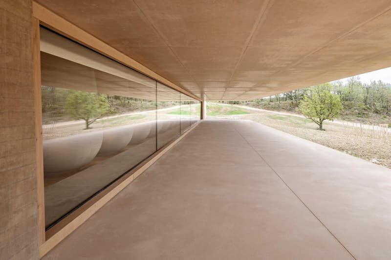 a new modernist cellar building for a vineyard