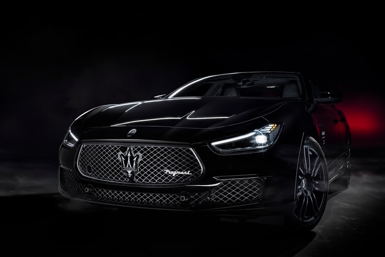 Maserati and Hiroshi Fujiwara Connect to Create Special Edition fragment design Supercar