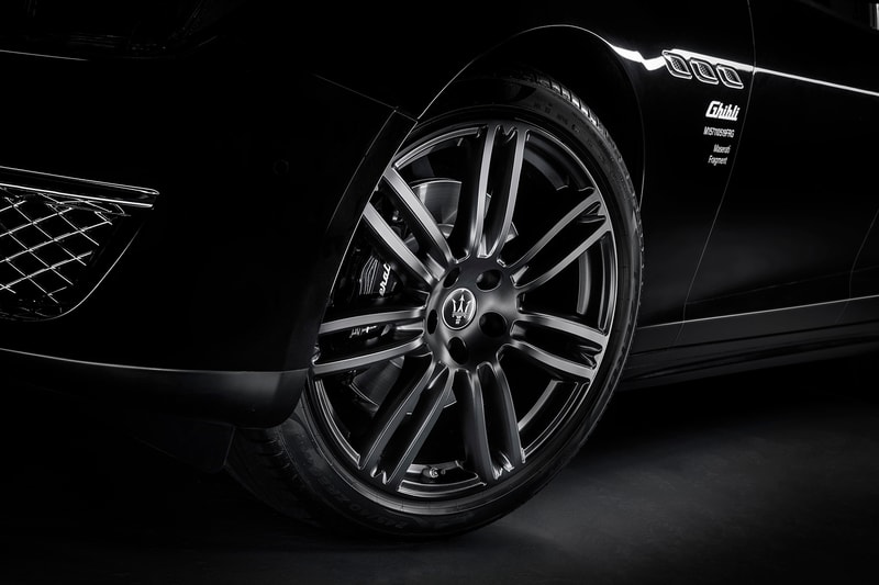 Maserati fragment design Limited Edition Car Hiroshi Fujiwara Ghibli Operanera Ghibli Operabianca,