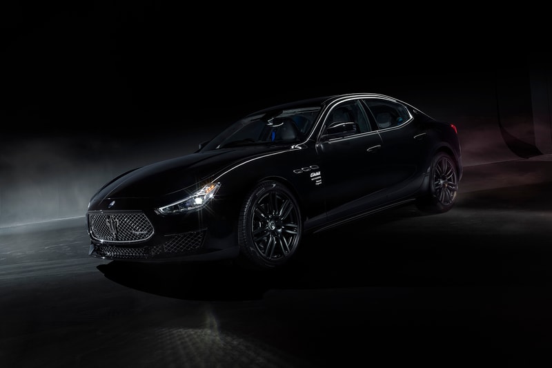 Maserati fragment design Limited Edition Car Hiroshi Fujiwara Ghibli Operanera Ghibli Operabianca,