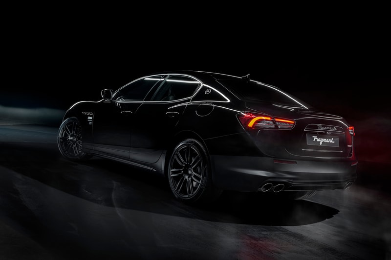 Maserati fragment design Limited Edition Car Hiroshi Fujiwara Ghibli Operanera Ghibli Operabianca,