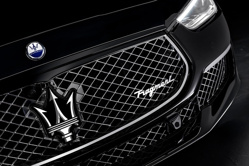Maserati fragment design Limited Edition Car Hiroshi Fujiwara Ghibli Operanera Ghibli Operabianca,