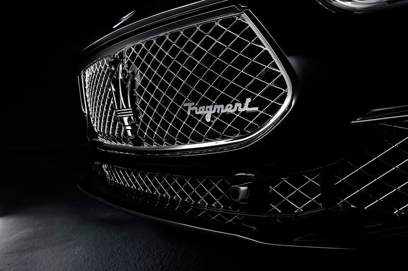 Maserati fragment design Limited Edition Car Hiroshi Fujiwara Ghibli Operanera Ghibli Operabianca,