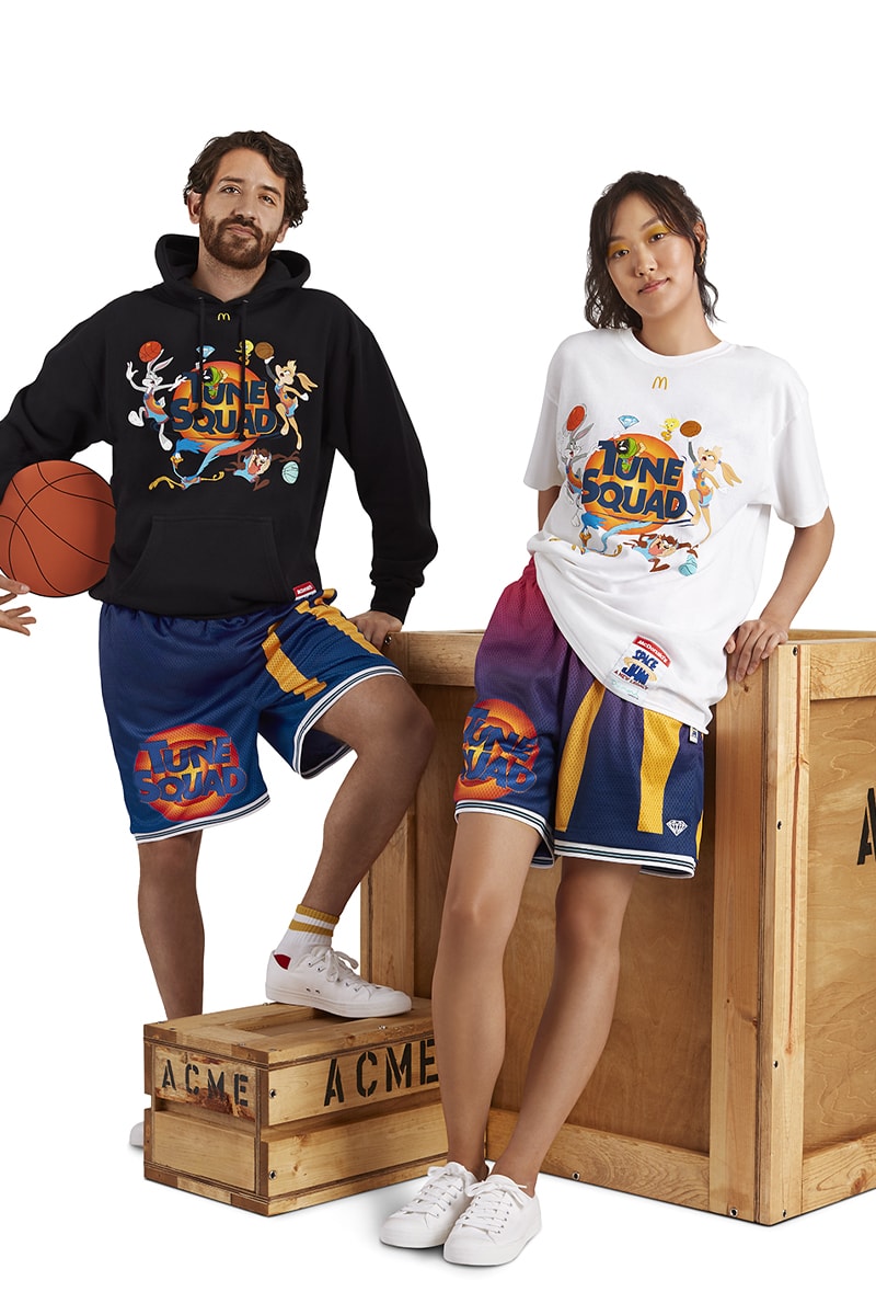 McDonald's Drops New Tune Squad-Inspired Collection in Celebration of 'Space Jam: A New Legacy' lebron james diamond supply co bugs bunny lola taz