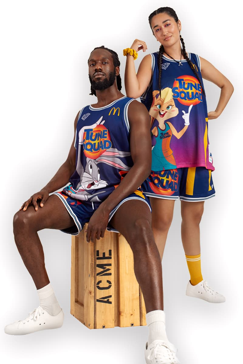 McDonald's Drops New Tune Squad-Inspired Collection in Celebration of 'Space Jam: A New Legacy' lebron james diamond supply co bugs bunny lola taz