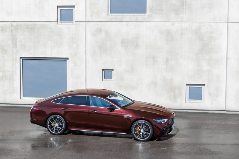 mercedes benz amg 2022 gt 4 four door coupe update upgrade refresh trim 