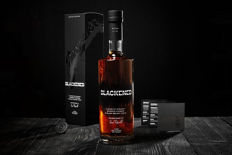Metallica's BLACKENED Whiskey Pack Is Sonically-Enhanced With Songs From 'The Black Album'