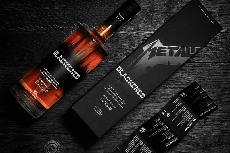 Metallica Blackened The Black Album Whiskey Pack Hypebeast Metallica Blackened The Black Album Whiskey Pack Hypebeast