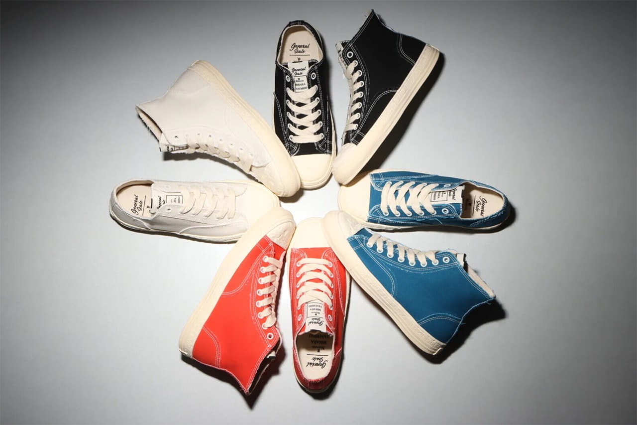 Mihara Yasuhiro plant high top sneakers black white red blue release date info store list buying guide biodegradable sneakers 