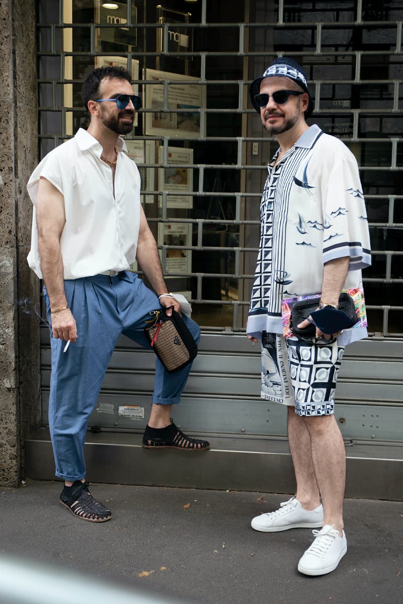 Milan Fashion Week Ss22 Street Style Looks Hypebeast Winter Street Fashion Milan 2022