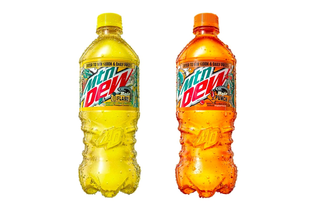 Mountain Dew Introduces Baja Flash Baja Punch Flavors Info Taste Review Buy Where