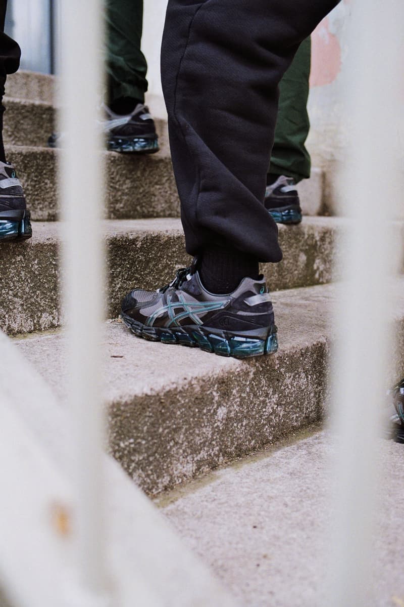 M+RC Noir and ASICS Launch City-Inspired Gel-Quantum 180 6 Paris Cinematic Sneakers Shoes turquoise Japanese Trippie Redd Sheck Wes