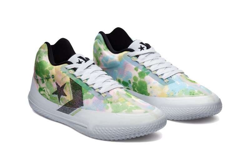 natasha cloud converse all star bb evo basketball shoe pe player edition petal to the metal white pink foam spring green 170907C official release date info photos price store list buying guide