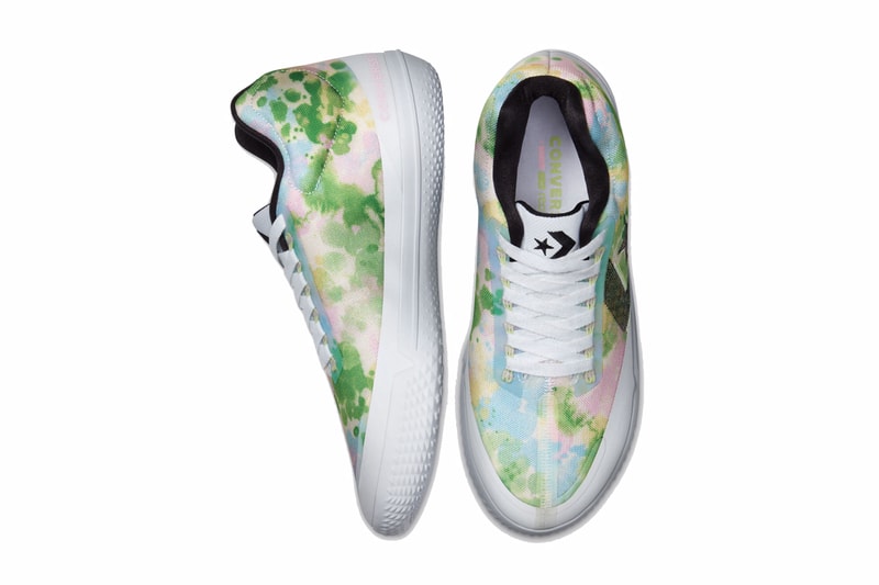 natasha cloud converse all star bb evo basketball shoe pe player edition petal to the metal white pink foam spring green 170907C official release date info photos price store list buying guide