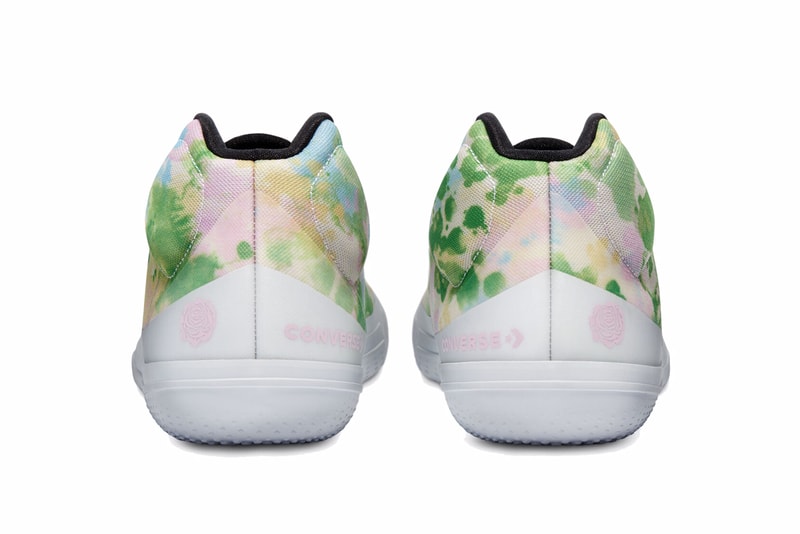 natasha cloud converse all star bb evo basketball shoe pe player edition petal to the metal white pink foam spring green 170907C official release date info photos price store list buying guide