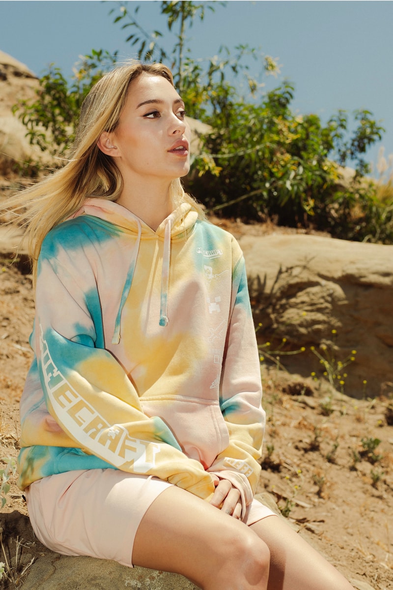 hats, T-shirts, long sleeve shirts and sweaters flat and high-density screen-printed graphics, custom dyed washes and iconic imagery apparel video games headwear design language