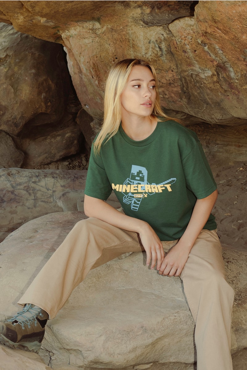 hats, T-shirts, long sleeve shirts and sweaters flat and high-density screen-printed graphics, custom dyed washes and iconic imagery apparel video games headwear design language