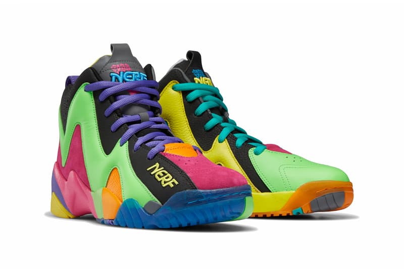 nerf reebok pump omni zone ii kamikaze low 2 gy8070 gv7743 gy8069 gy8068 multicolor orange green yellow blue red black white official release date info photos price store list buying guide