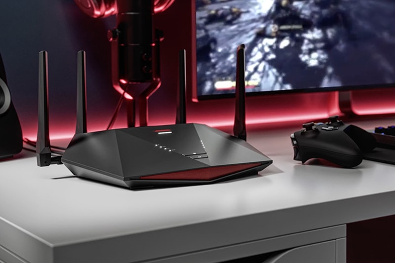 netgear nighthawk pro gaming xr1000 wifi 6 router latency lag network congestion dumo 3 0 os 