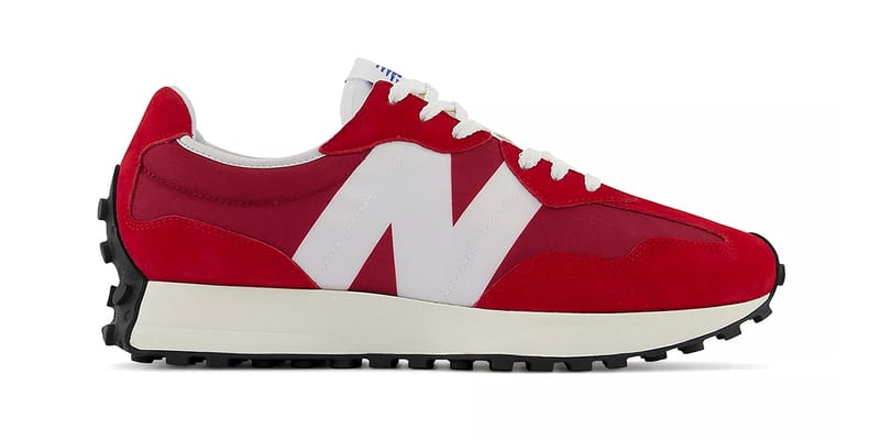 new balance red running shoes