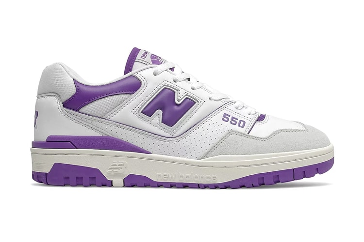 New Balance 550 Emerges With a Purple and White Makeover