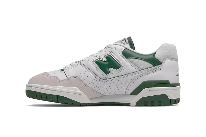 new balance 550 retro basketball shoe white green boston celtics official release date info photos price store list buying guide