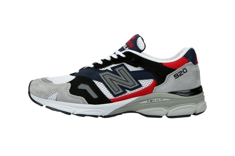 new balance 920 made in uk gb britain gray navy blue red white black M920GKR official release date info photos price store list buying guide