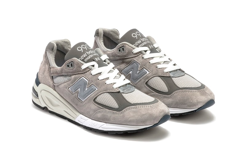 new balance 990v2 gray white M990GR2 release date info store list buying guide photos price 